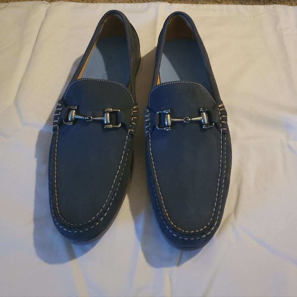 Peter Millar Navy Loafers